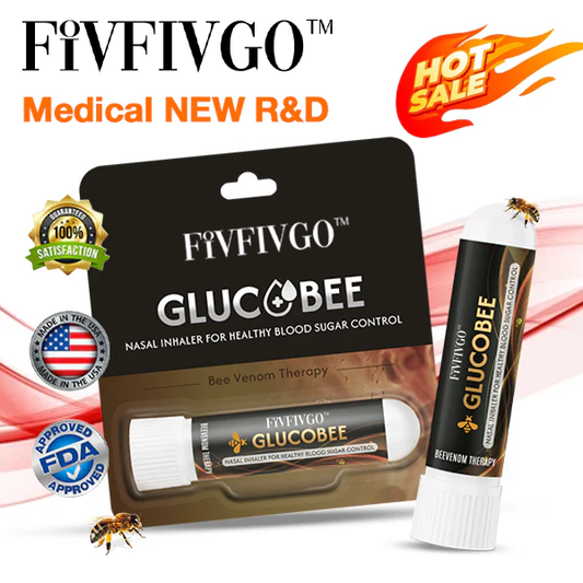 🔰Official Store: Fivfivgo™ GlucoBee Nasal Inhaler👨⚕️USA Diabetes Association (ADA)Approved (Lowers blood sugar and supports diabetes management)