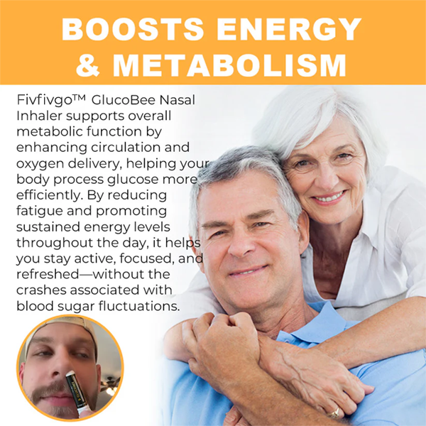 🔰Official Store: Fivfivgo™ GlucoBee Nasal Inhaler👨⚕️USA Diabetes Association (ADA)Approved (Lowers blood sugar and supports diabetes management)