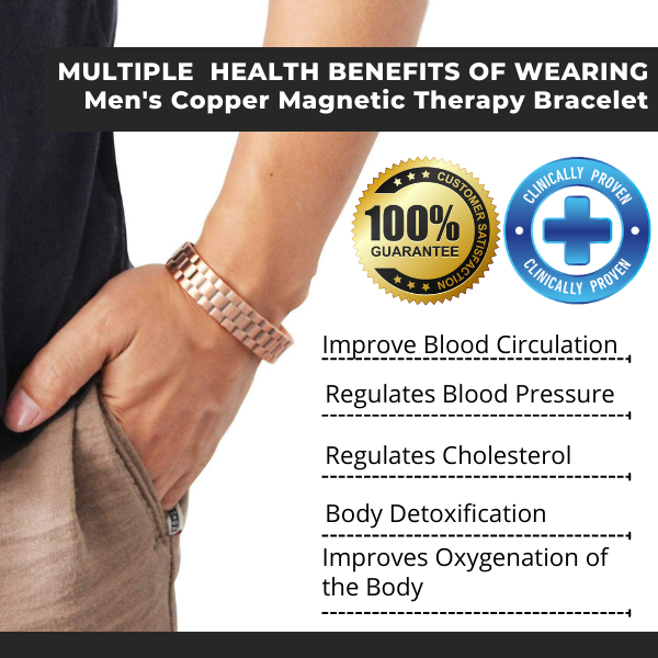Menheal™ Pure Copper MagneticTherapy Bracelet(Limited Time Discount 🔥🔥 Last Day)