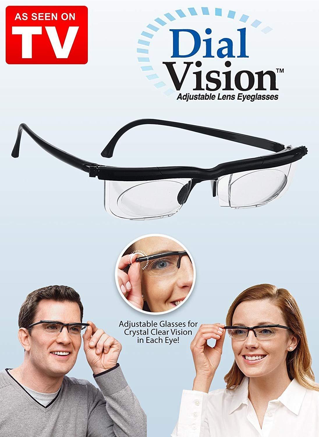 Adjustable focus reading glasses【🇮🇳COD + Local Stock !!!】