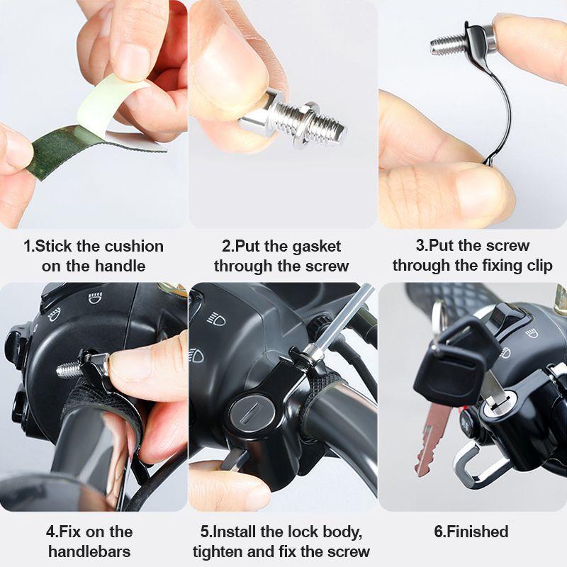 Multifunctional Motorcycle Helmet Lock【🇮🇳COD + Local Stock !!!】
