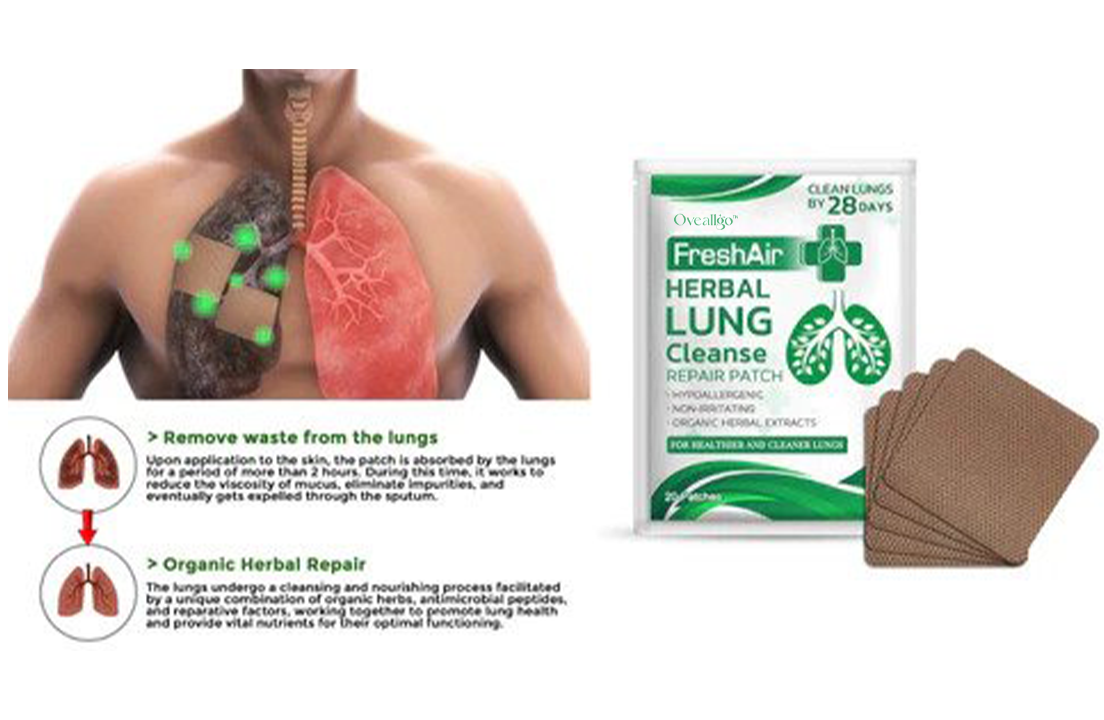 Dugvx™ EXTRA FreshAir Herbal Lung Cleanse Repair Patch
