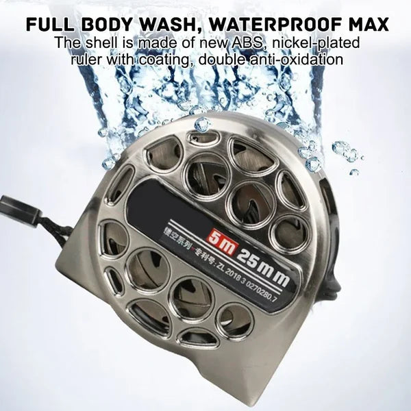 Stainless Steel Anti-corrosion Retractable Metric Rulerš