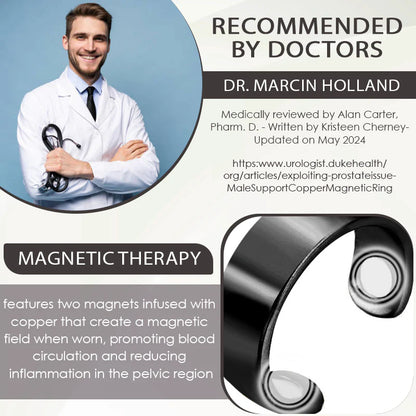 ProstaEase™ Male Support Copper Magnetic Ring
