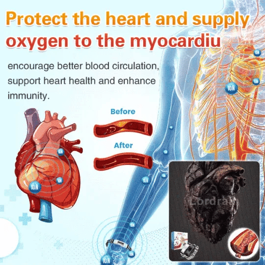 Heart and cerebral vessels health care bracelet